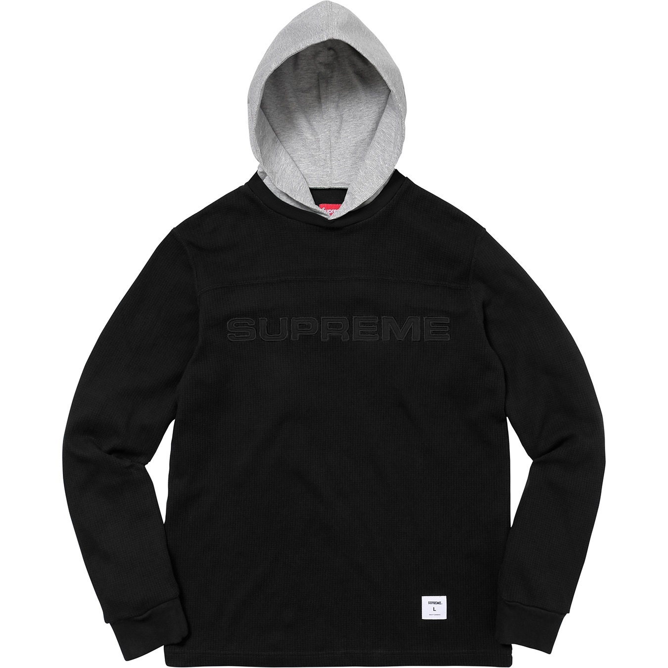 Hooded Waffle Ringer view 7